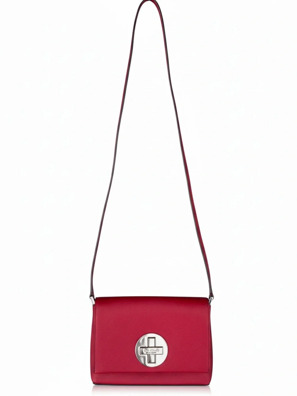 kate spade Newbury Lane Sally crossbody bag in red saffiano leather